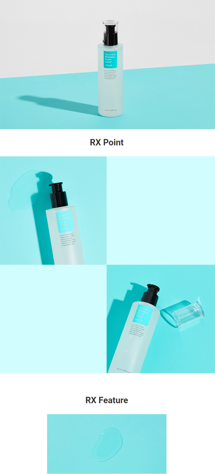 Tinh Chất Dưỡng Se Khít Lỗ Chân Lông Cosrx 2 in 1 Poreless Power Liquid 100ml - Phân Phối Bởi Nhà Bán Hàng