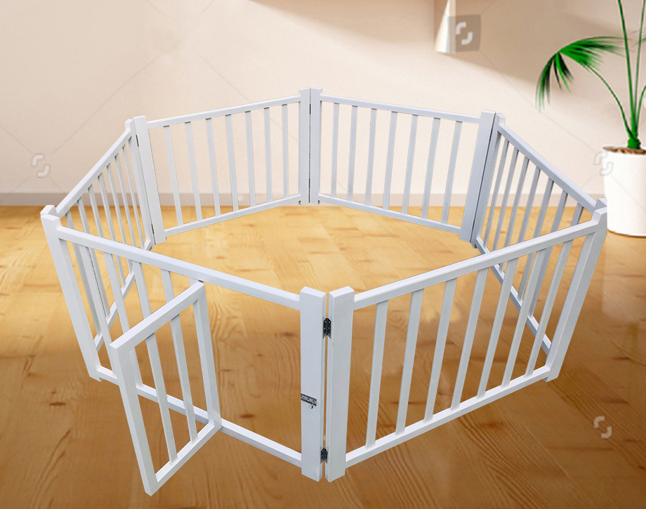 Cũi quây bằng gỗ cho bé