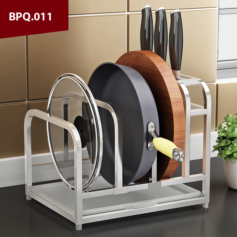 kệ dắt dao thớt inox 304 màu trắng để bàn