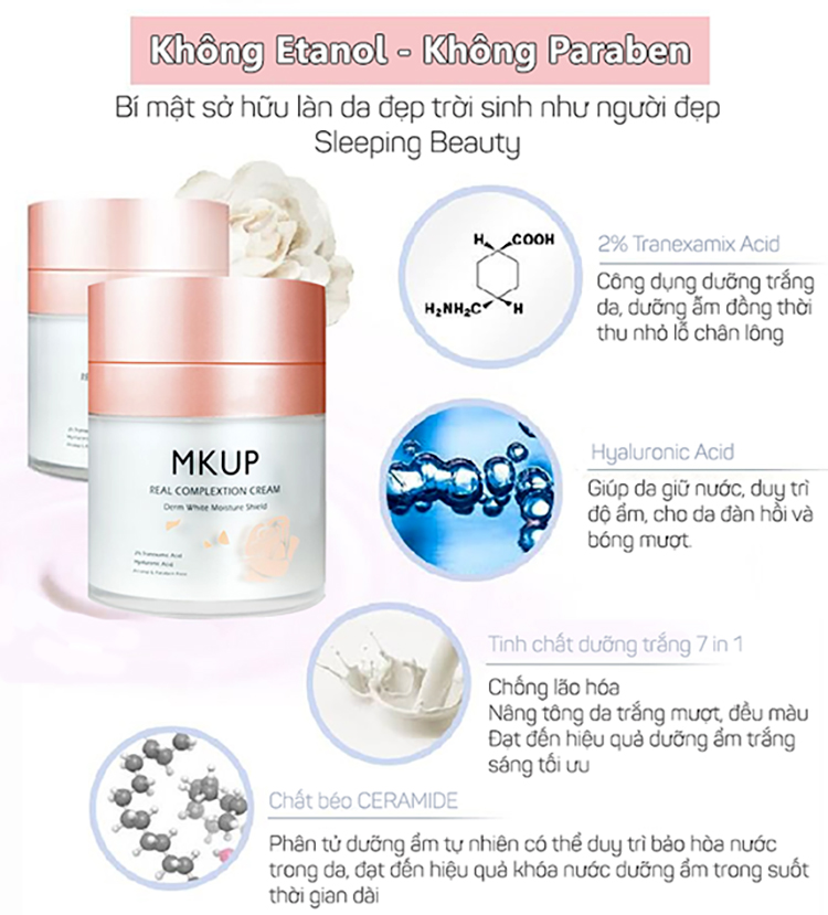 Kem Trang điểm chống nắng MKUP