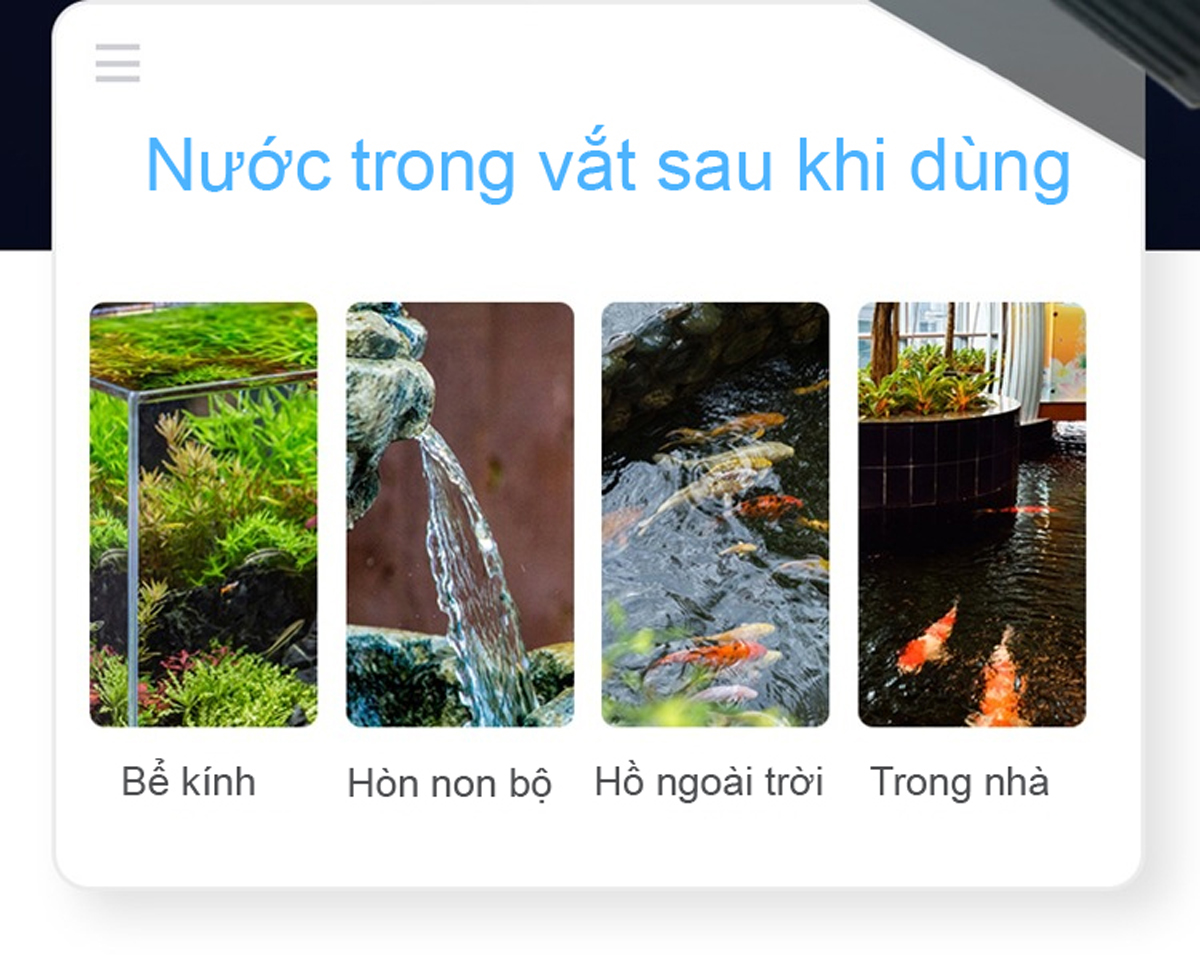 Đèn UV 20W Sterilization King Bóng Kép cao cấp, diệt tảo, diệt khuẩn cho bể cá, hồ cá, hồ thủy sinh siêu sạch ( Trắng)