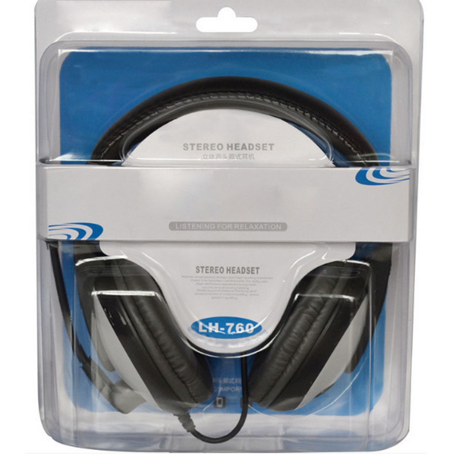 Tai Nghe Chụp Tai LH-760 Kèm Mic Đàm Thoại Dành Cho Game Thủ Chống Nhiễu, Chống Ồn Tốt (màu ngẫu nhiên)