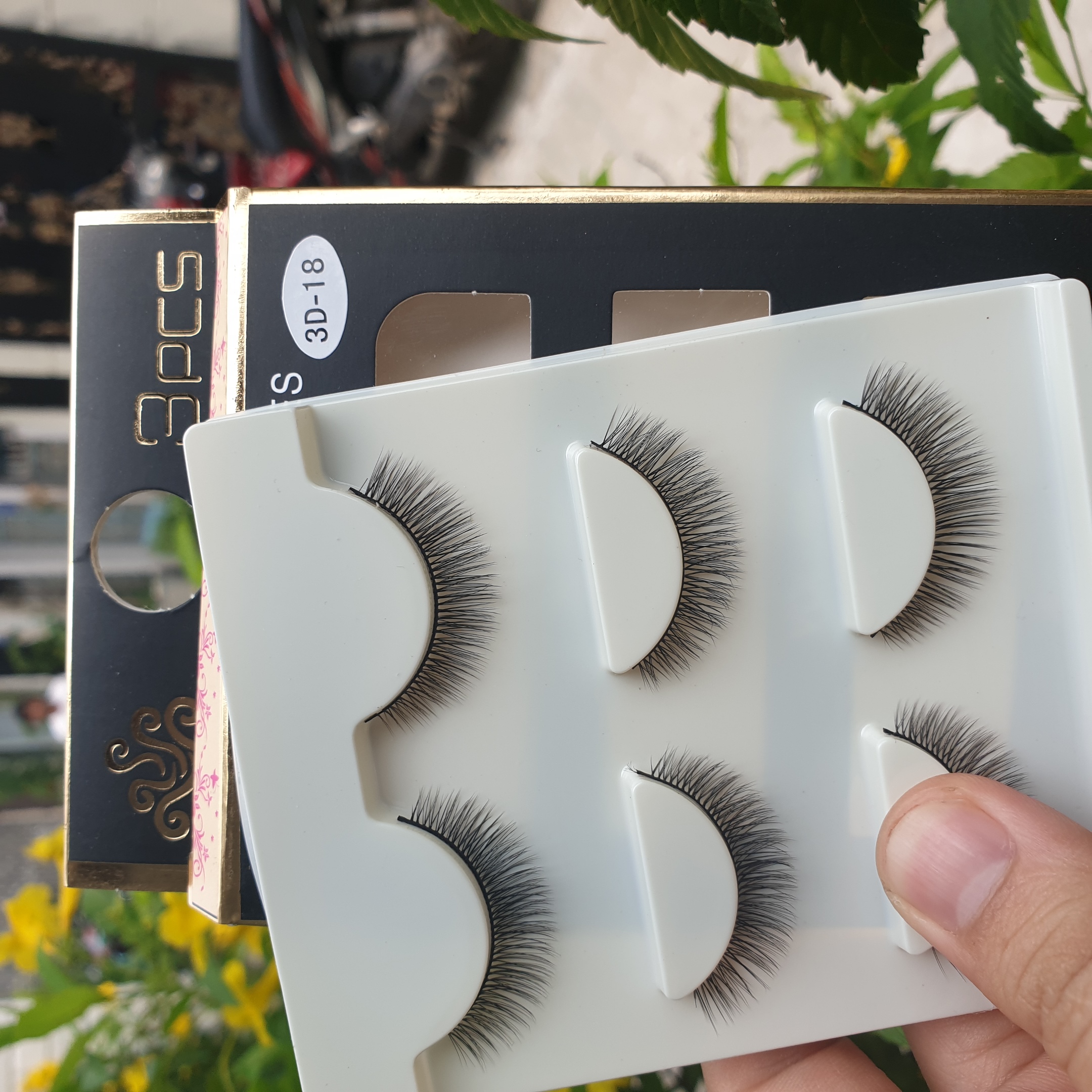 Lông mi giả lông chồn 3 Fashion Eyelashes 3 Faux-Cils 3D 1 bộ 3 cặp