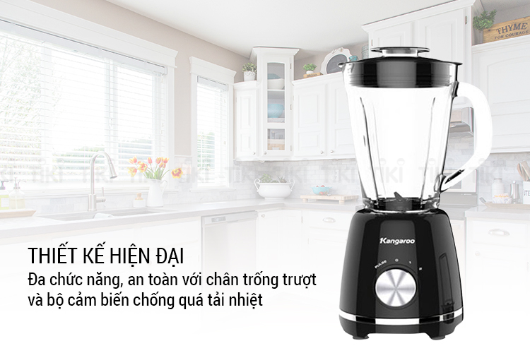 Máy Xay Sinh Tố Đa Năng 2 Cối Kangaroo KG2B9 (500W - 1.5 Lít) - Hàng Chính Hãng