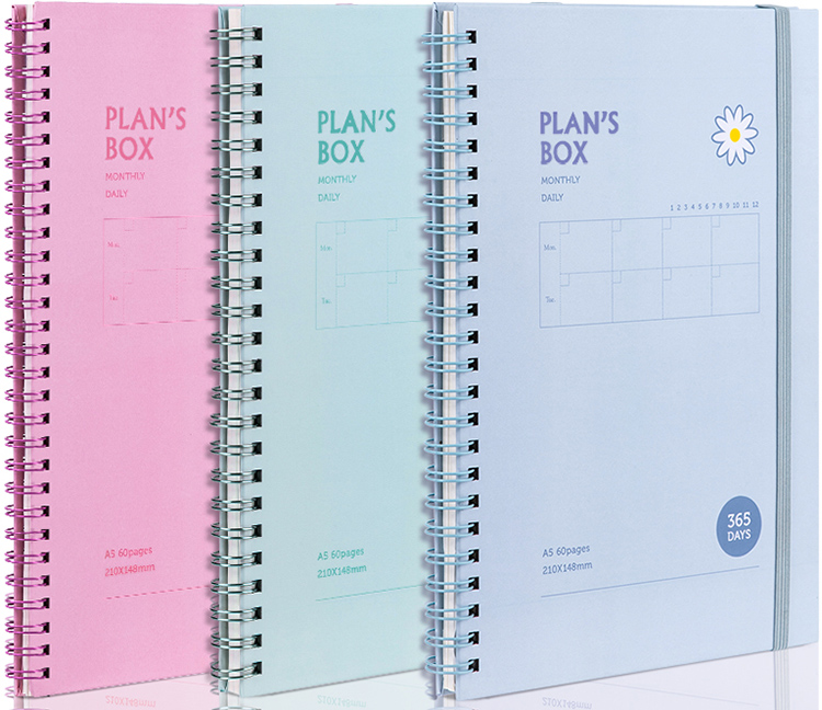 Sổ Tay Ghi Chép Gáy Lò Xo 60 Khổ A5 Deli - 24200