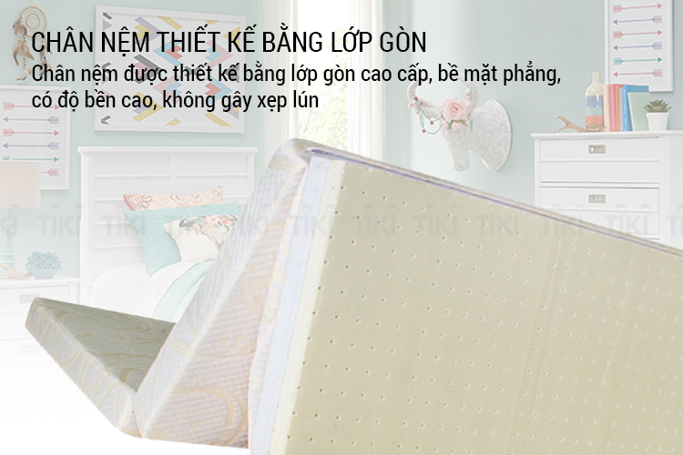 Nệm cao su gòn ép Vạn Thành Ultra Care (2cm gòn + 1cm cao su)