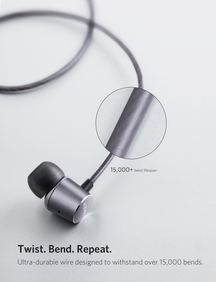 Tai Nghe Nhét Tai Anker Soundbuds Verve A3801 - Hàng Chính Hãng