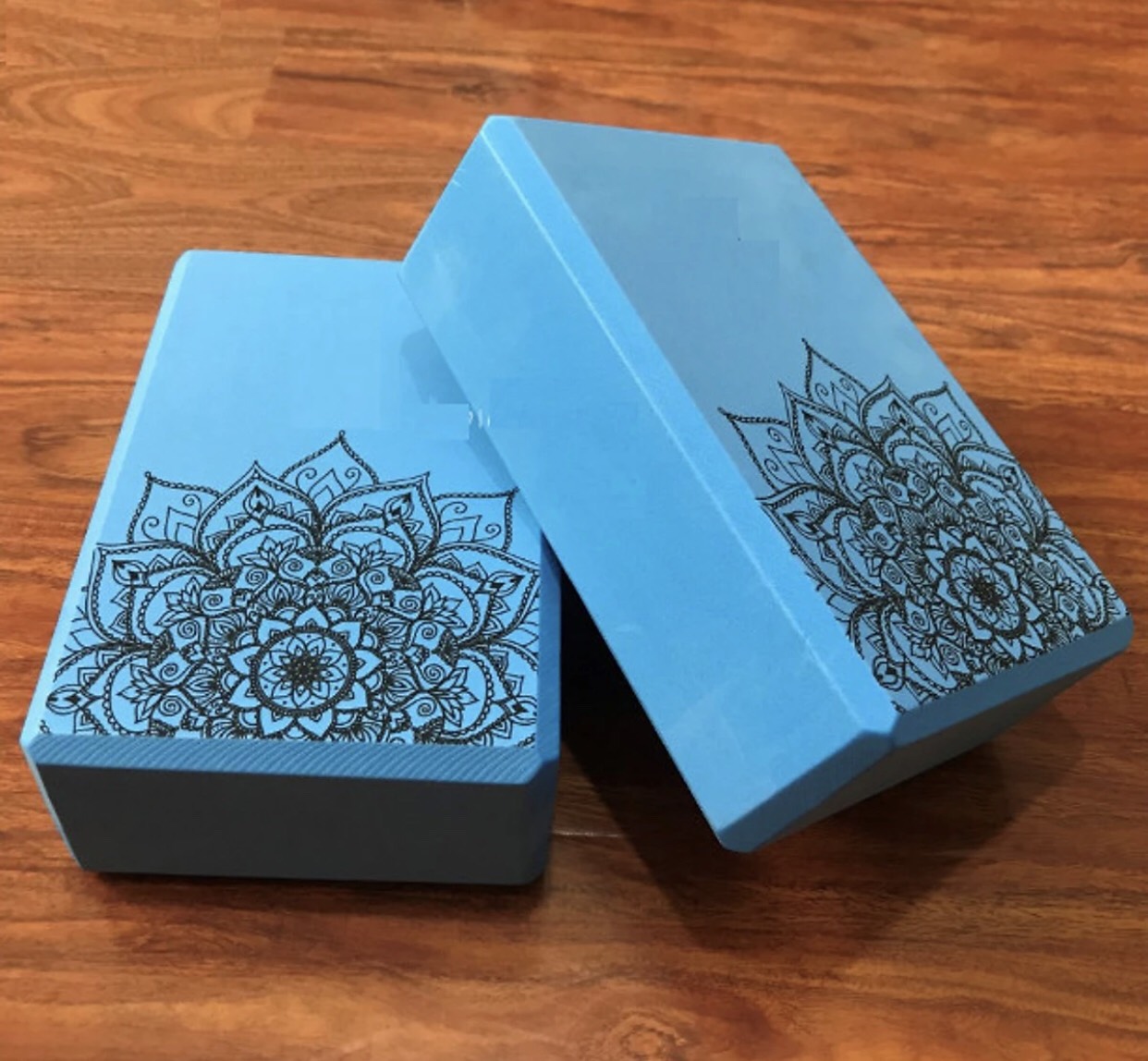 Gạch Tập Yoga In Hoa Mandala -YOGA TP, Chất Liệu EVA Cao Cấp, Giúp Bạn Tập Yoga Tại Nhà Và Phòng Tập