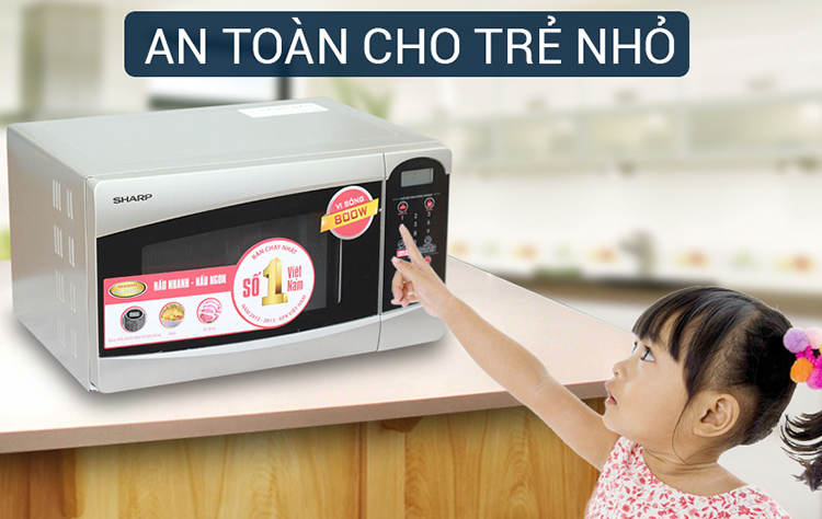 Lò Vi Sóng Điện Tử Sharp R-25D1(S)VN (22L) - Hàng Chính Hãng