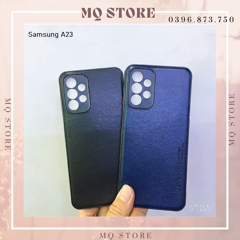 Ốp lưng cho Samsung A23 dẻo vân da thể thao cao cấp ( hàng chính hãng)