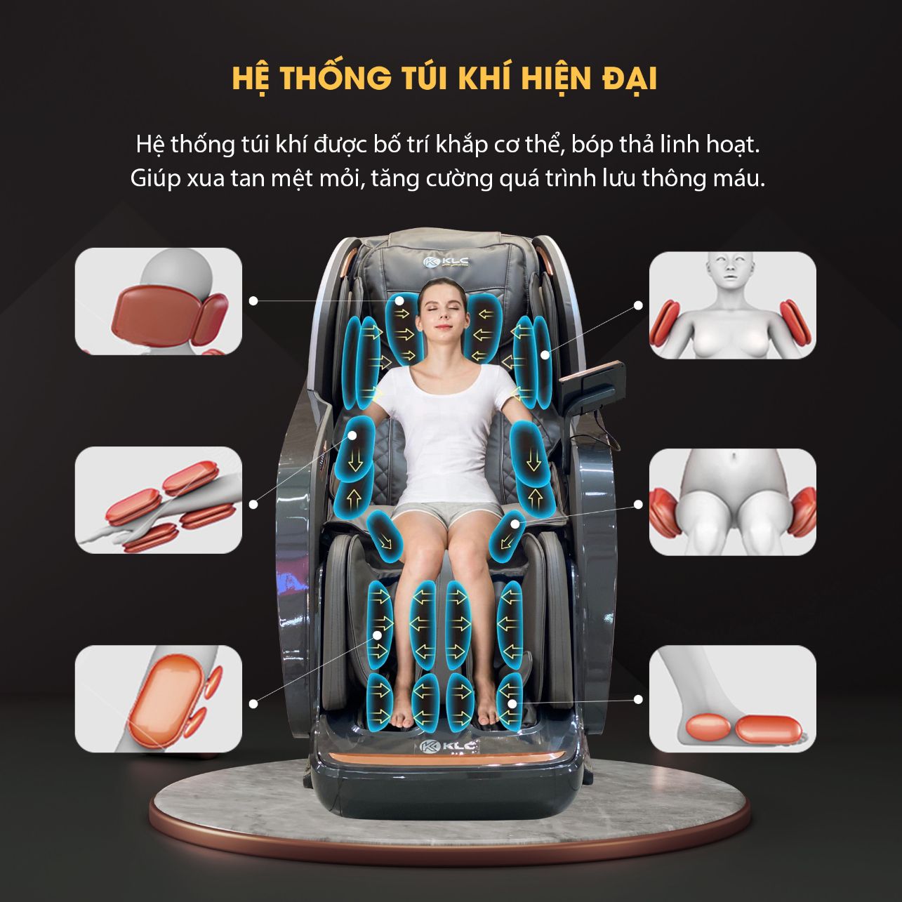 Ghế massage KLC K9999 4