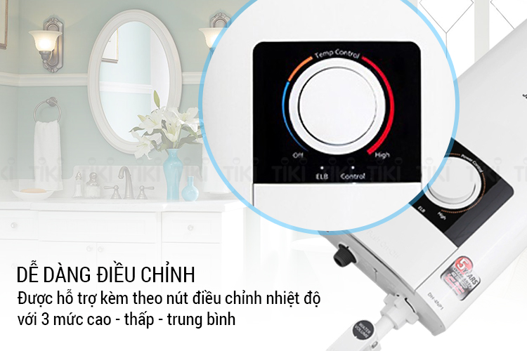 Máy Nước Nóng Trực Tiếp Có Bơm Panasonic DH-4NTP1VM (4500W) - Hàng Chính Hãng