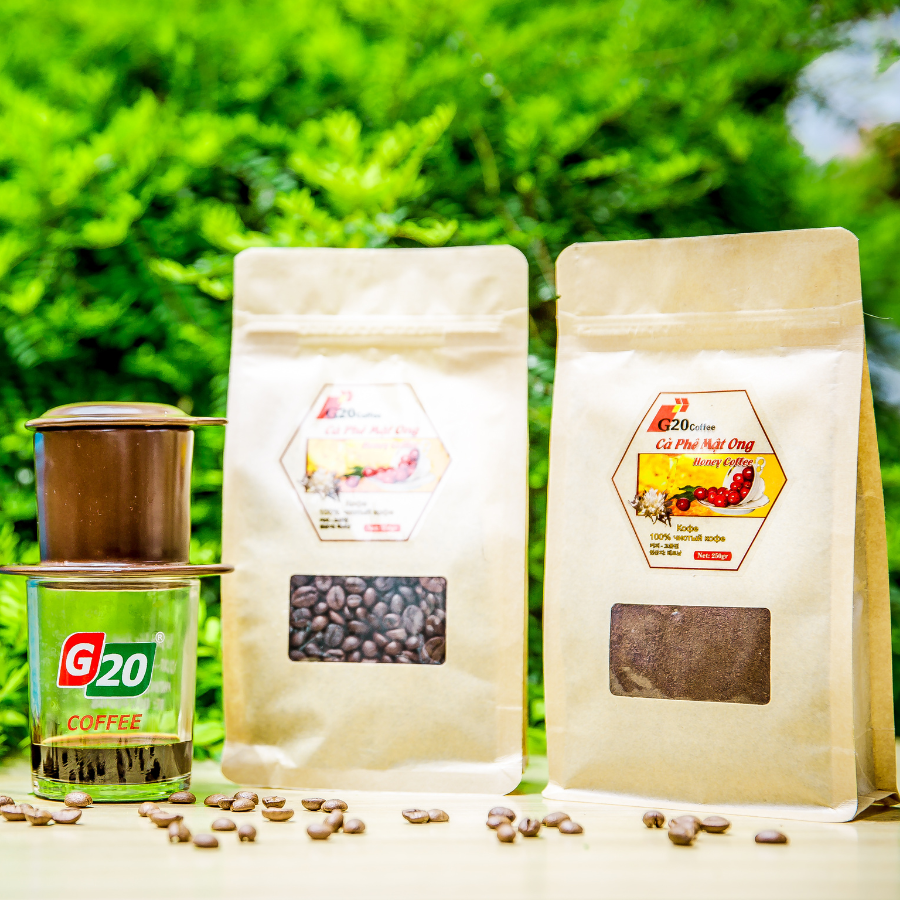 Cà phê hạt rang Honey 250G G20 Coffee