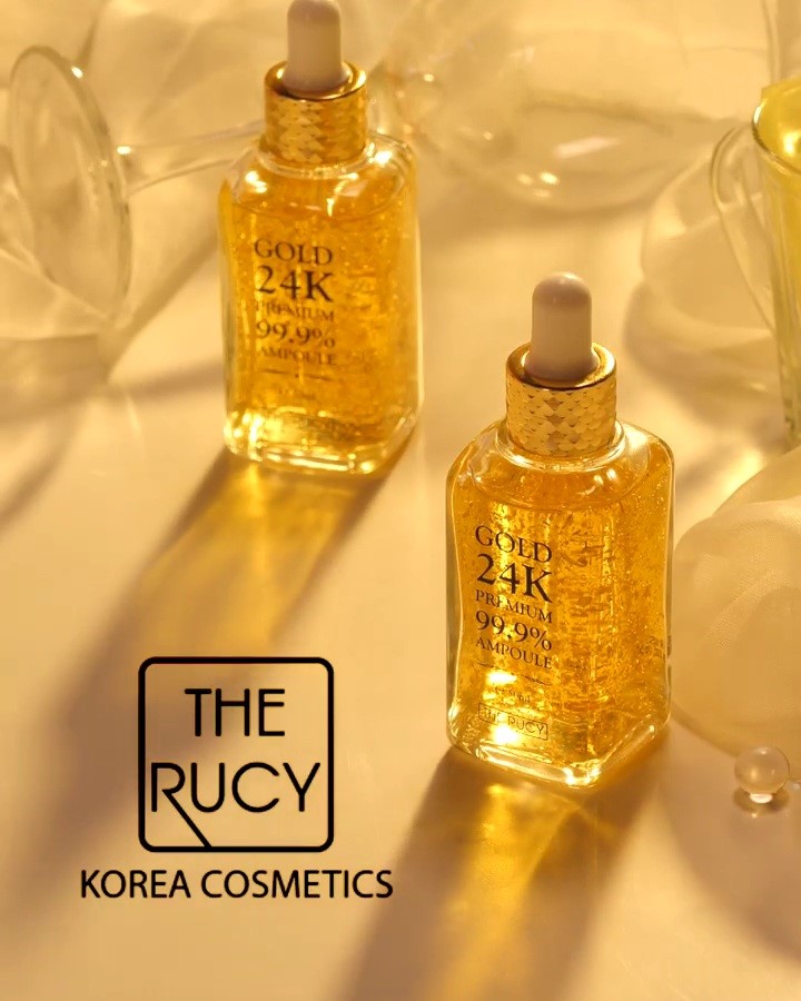 Serum tinh chất vàng 24k The Rucy Premium 99% Ampoule (50ml) - Hàng chính hãng
