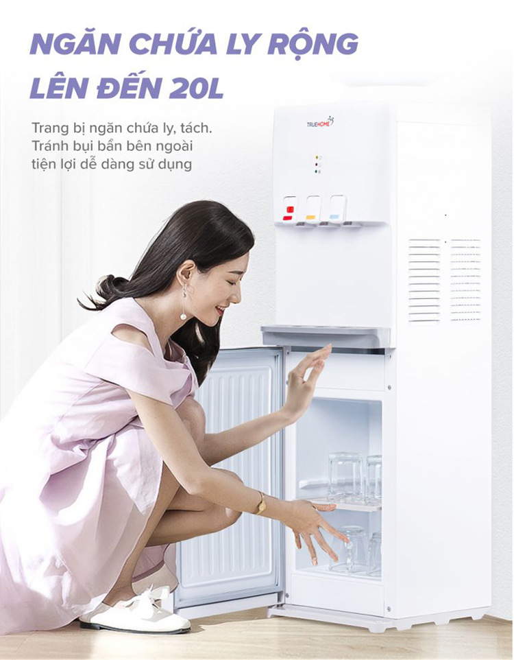 Cây Nước Nóng Lạnh TrueHome TD-TC1740S - Hàng Chính Hãng