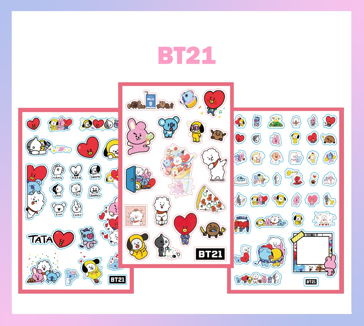 Bán Sticker 3D Wanna One BTS BT21 GOT7 EXO dán điện thoại máy tính   Báo Giá Rẻ 17000
