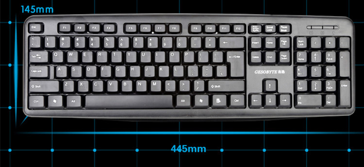 Bàn Phím Máy Tính Chống Thấm Nước GESOBYTE Kyushu K830P