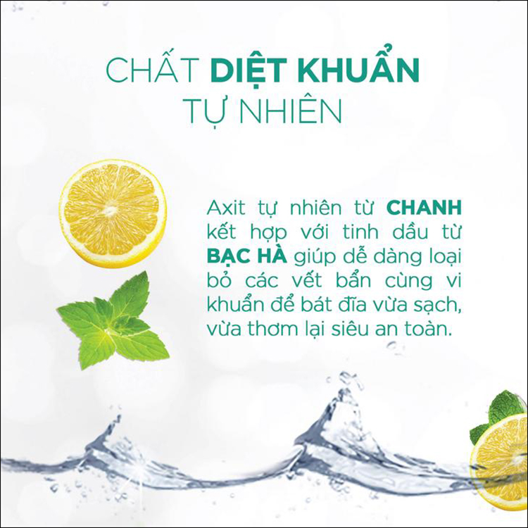 Nước Rửa Chén Sunlight Diệt Khuẩn Dạng Chai 750g