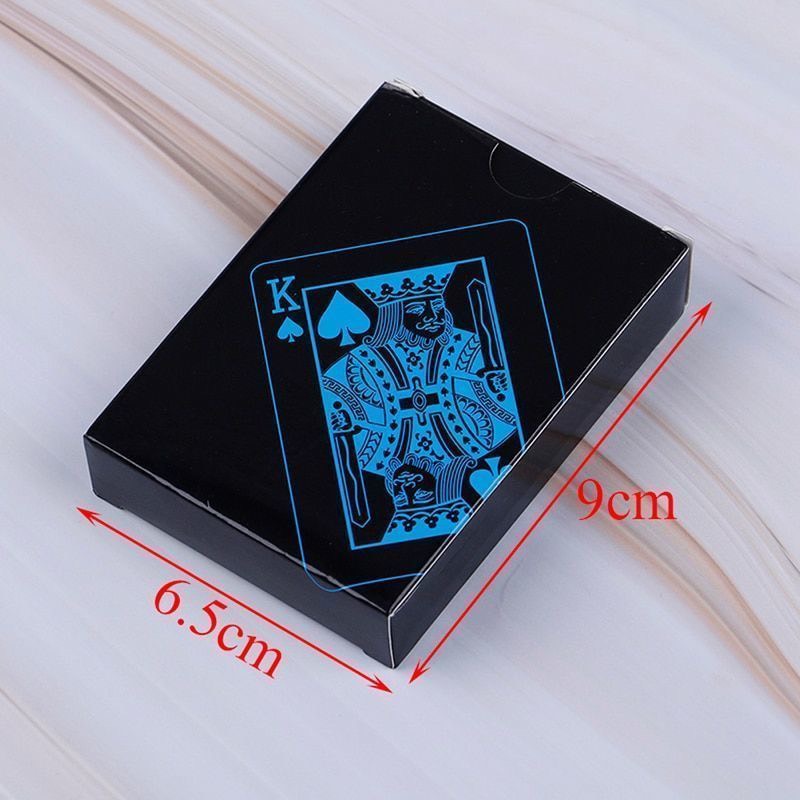 Bộ bài tây màu đen cao cấp 52 lá bài nhựa - Bộ bài poker- hàng chính hãng