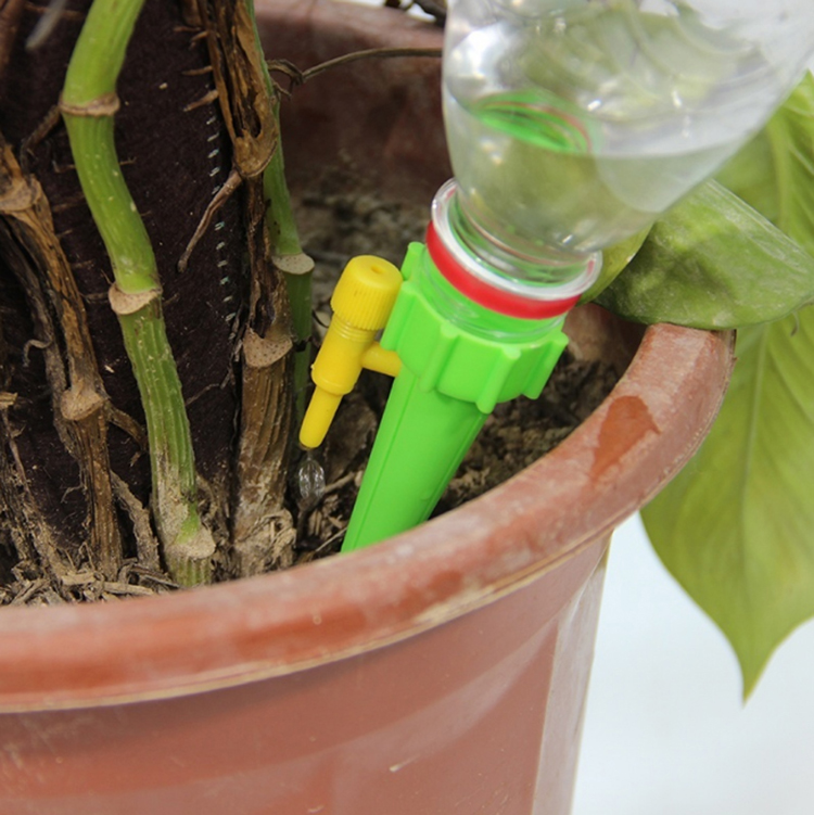 Self Watering Watering Flower Tool Durable 12PCS/Set Plastic Plant Earth