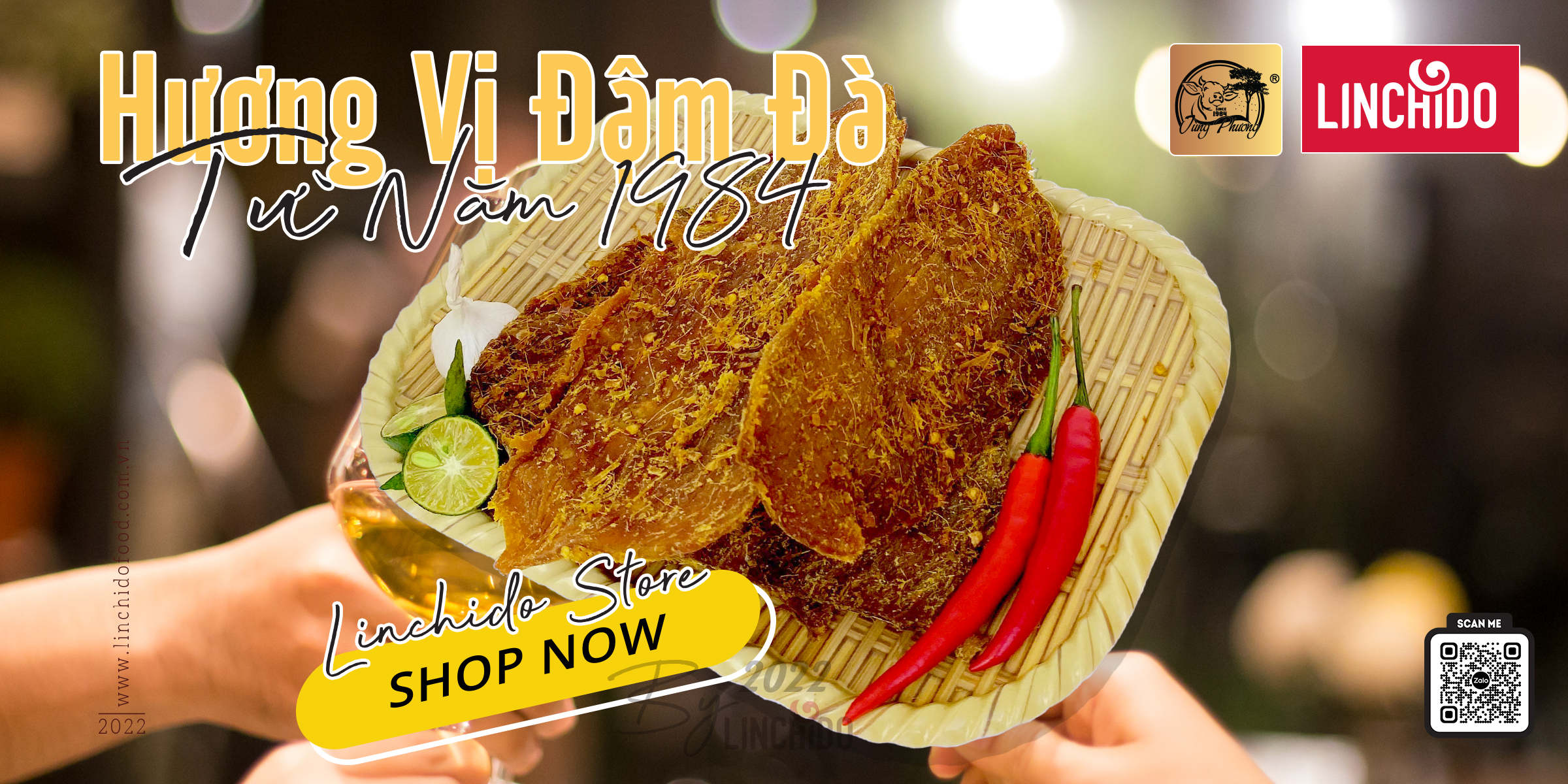 [ COMBO 3 HỘP ] Khô Bò Miếng _ Tùng Phương Du Ký _ Loại 100 Gram