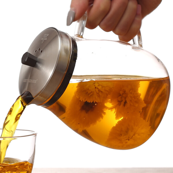 Ấm Trà Thủy Tinh Chịu Nhiệt Only Cheng Veitron