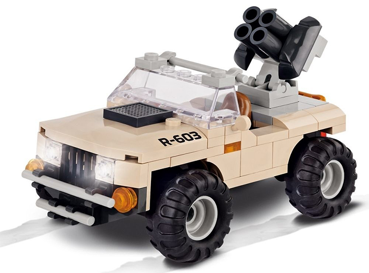 Đồ Chơi Lắp Ráp Xe Pháo Binh Sa Mạc COBI - 2199