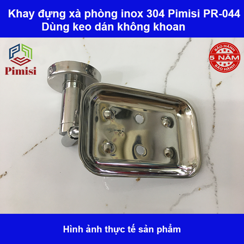 Khay đựng xà phòng inox 304 Pimisi PR-044 hình chụp thực tế