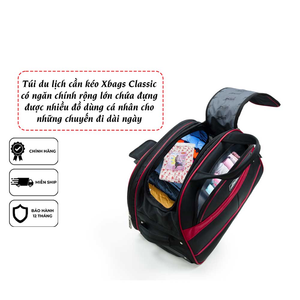 Túi Du Lịch Cần Kéo Xbags Classic Xb 6102, Vali Kéo Chống Thấm Nước Hiệu Quả