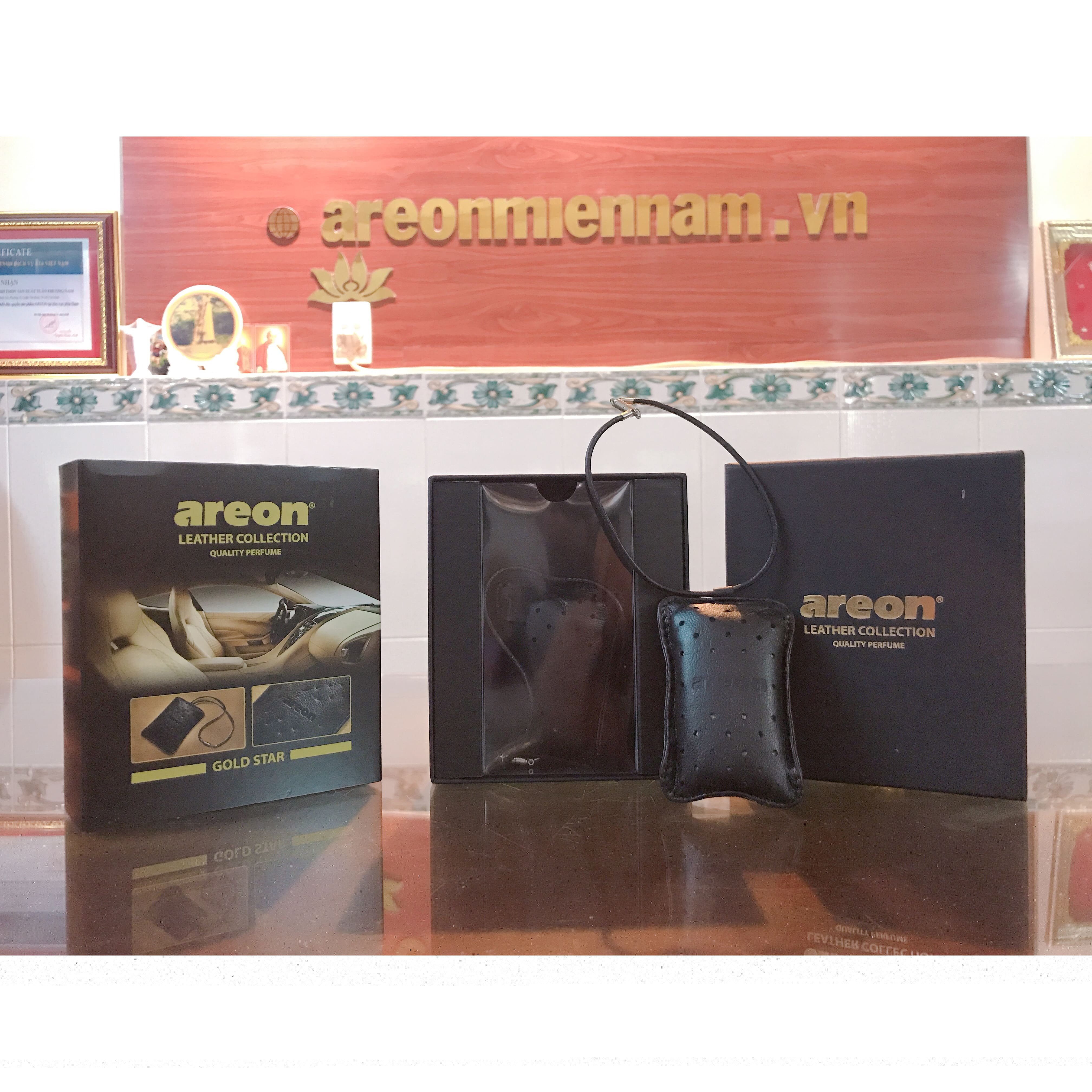 Túi thơm da VIP – Areon Gold Star