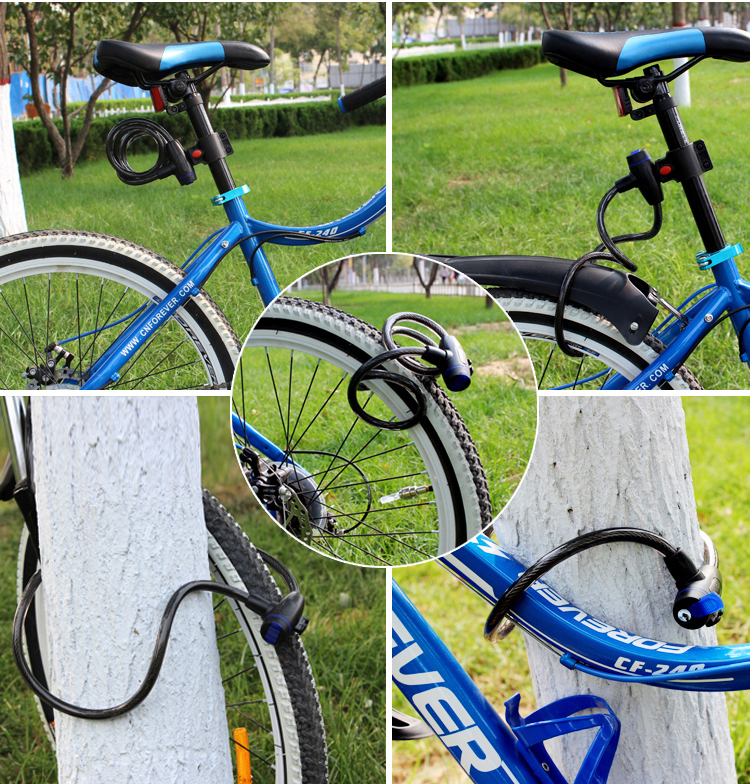 Khóa Dây Xe Đẹp Chống Trộm Aomiao D01