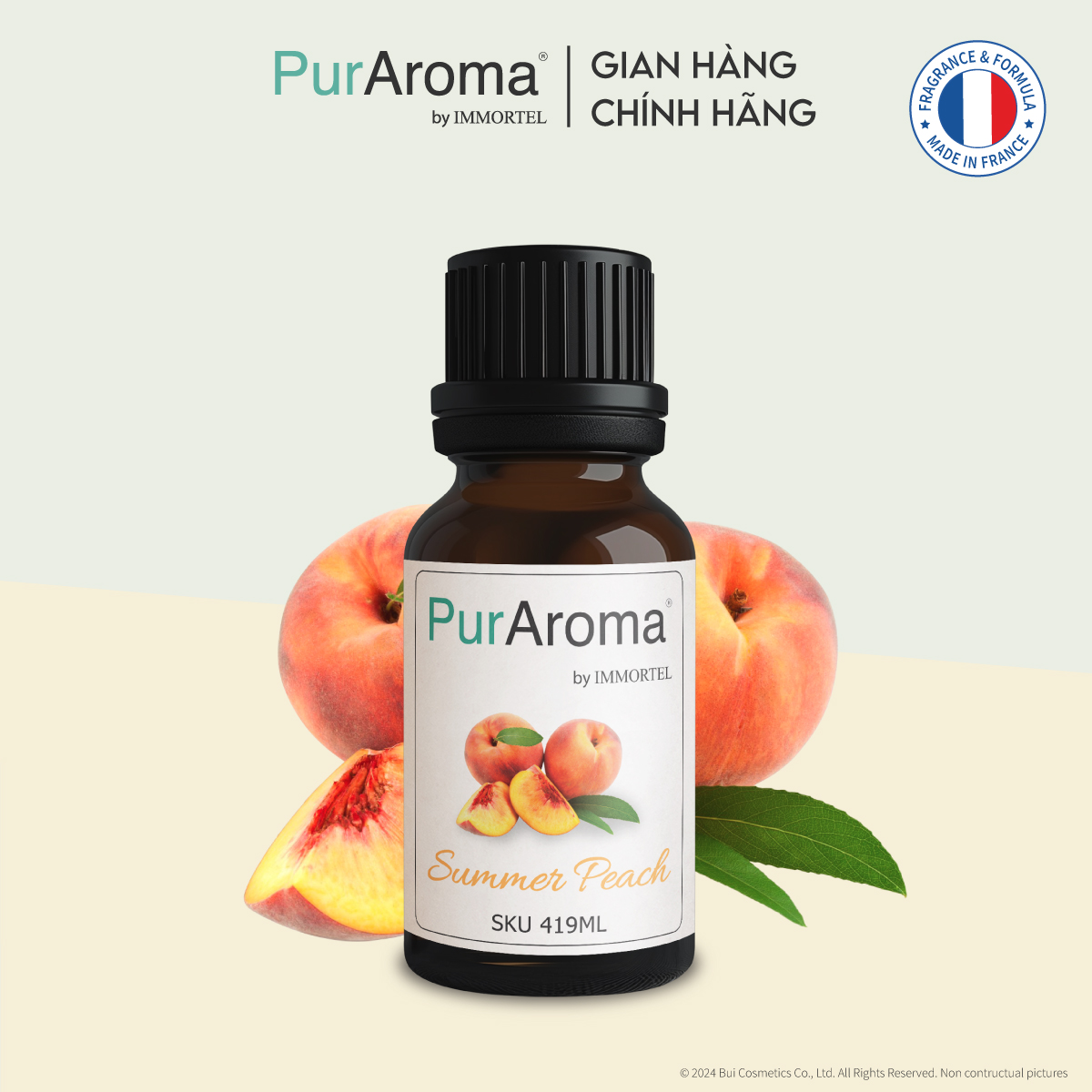 (18 mùi) Tinh dầu thiên nhiên nguyên chất PurAroma by IMMORTEL - 10mL - Chính hãng Pháp