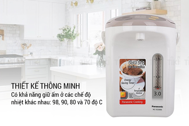 Bình Thủy Điện Panasonic PABT-NC-EG3000CSY 3L - Hàng chính hãng