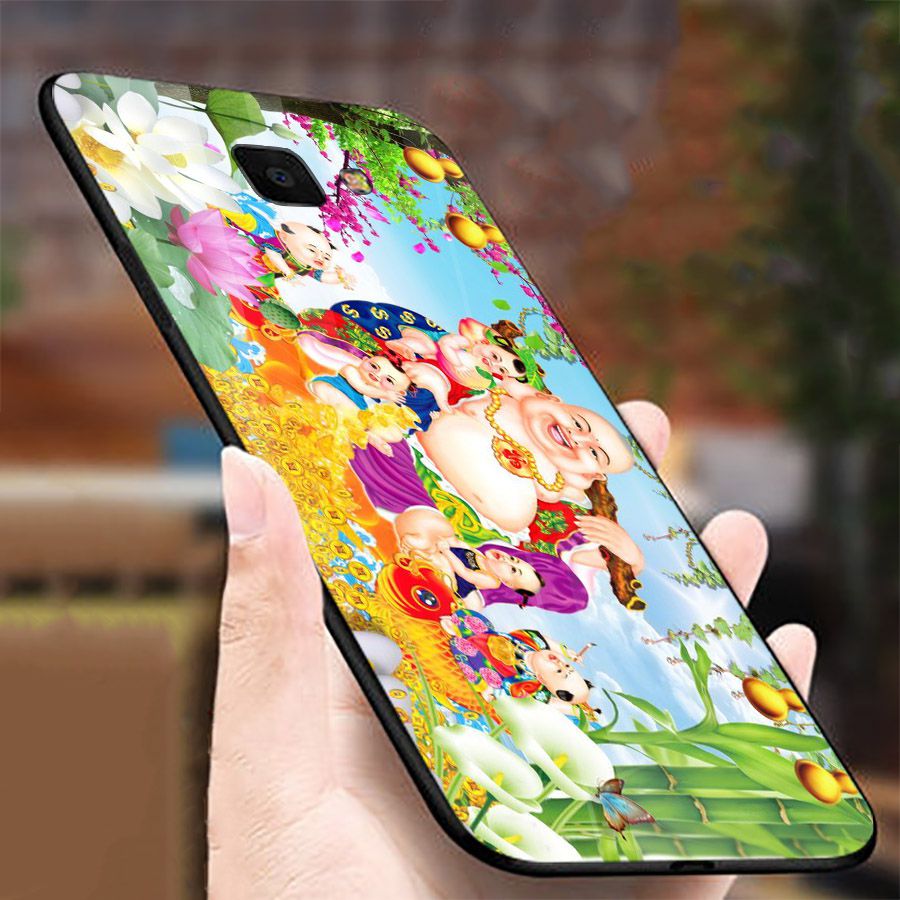 Ốp kính cường lực cho điện thoại Samsung Galaxy A50 - thần tài kim MS TTKIM020
