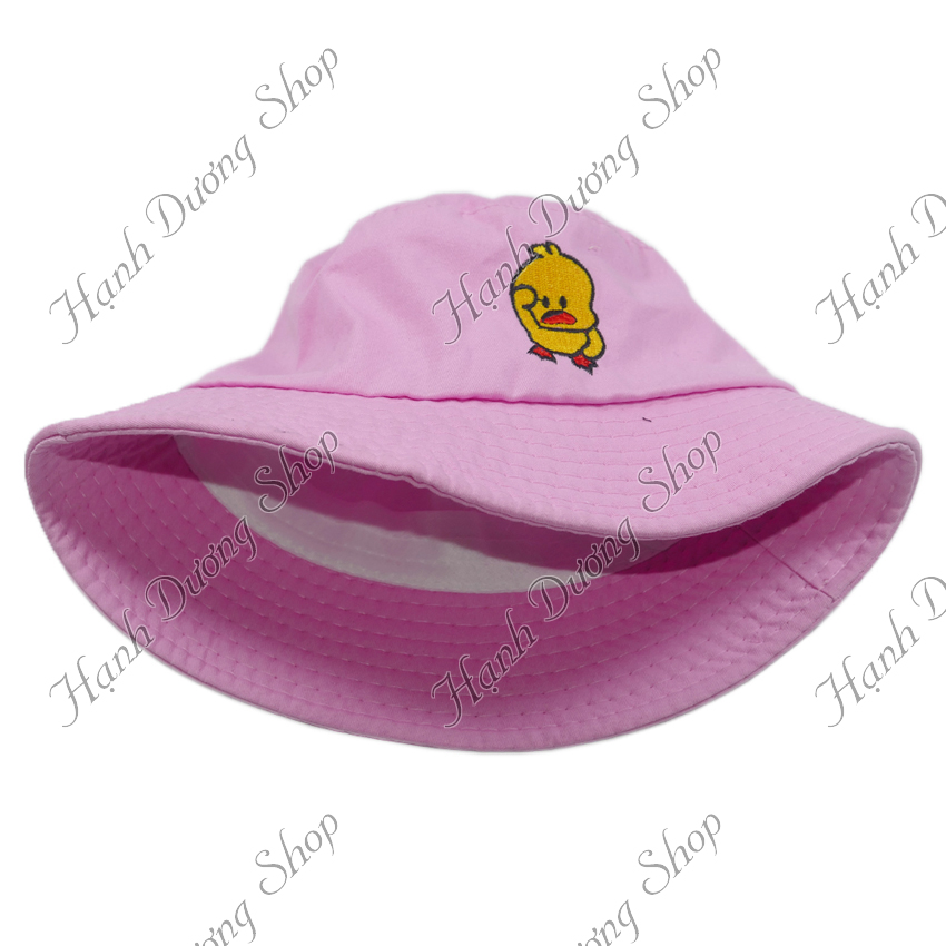 Nón tai bèo con vịt màu vàng Yellow Duck, vành rộng 6.5cm, chất vải kaki 2 lớp - Hạnh Dương