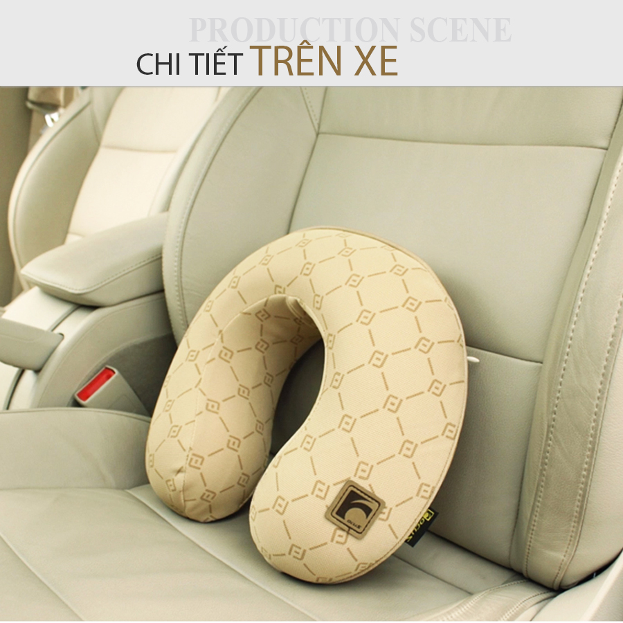 Gối đầu chữ U cao su non FOCUS Gu F-UM01F-B màu xám