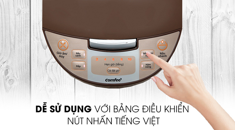 Nồi Cơm Điện Tử Comfee 1.8 lít CR-FD1820C - Hàng Chính Hãng