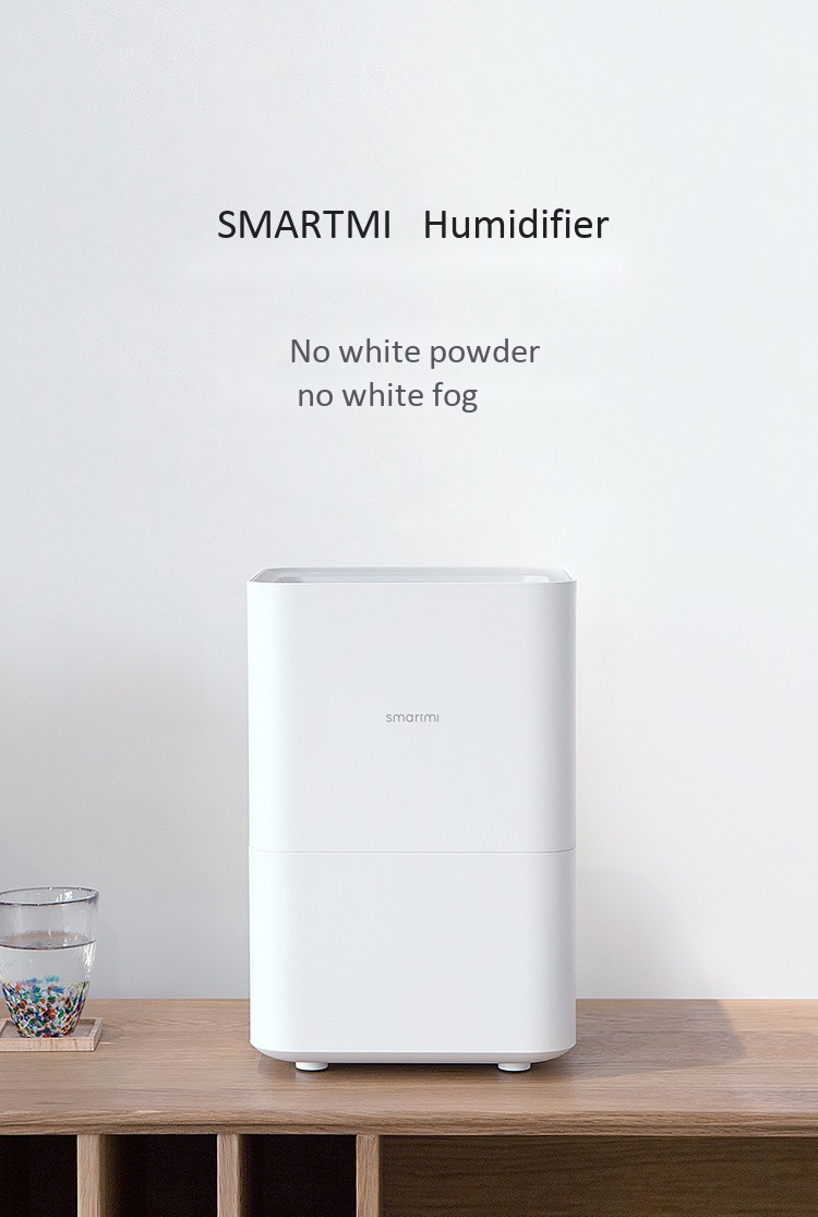 SMARTMI pure evaporative humidifier  Large capacity water tank 4 liters APP operation
