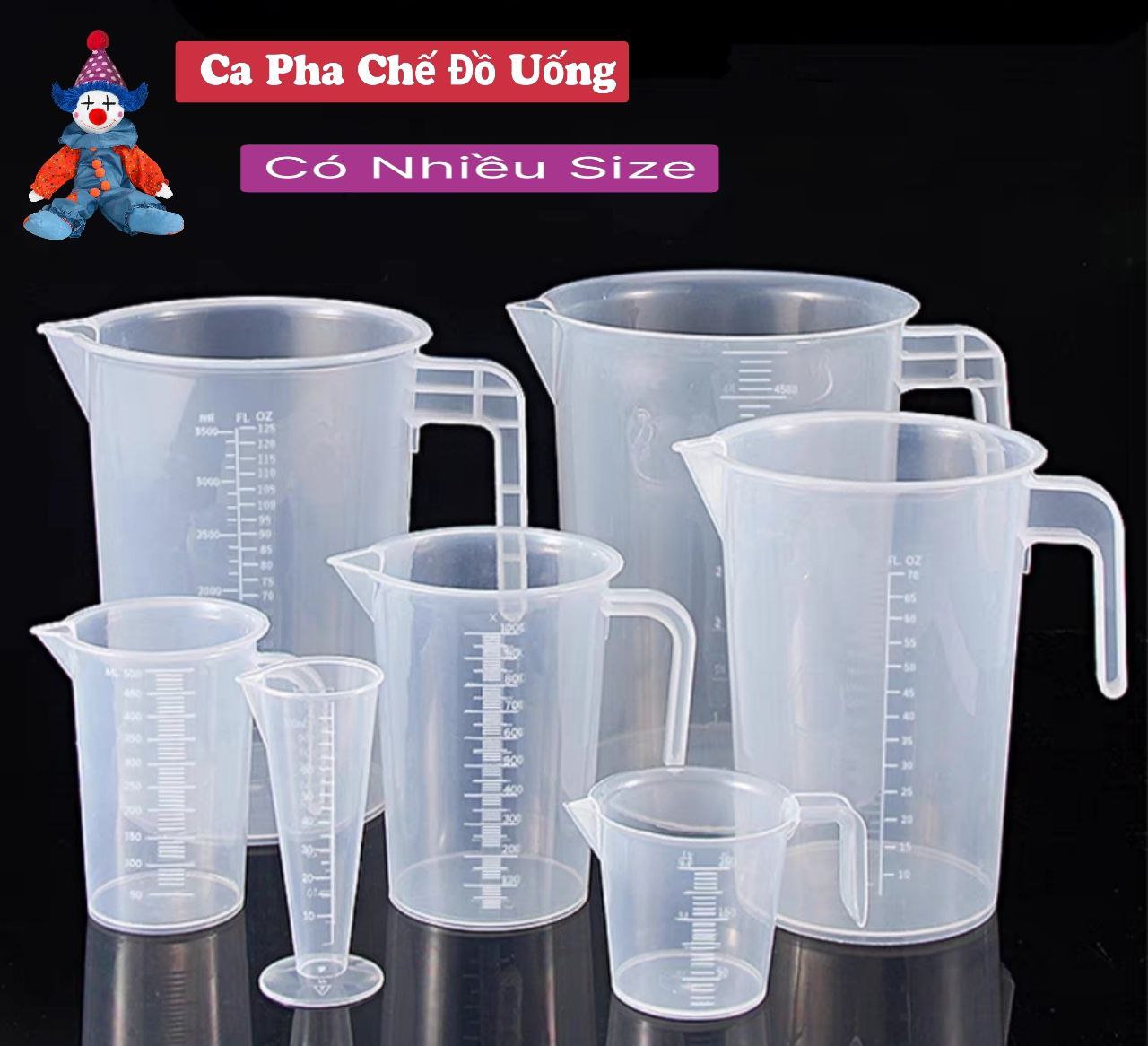  Ca đong chia ml