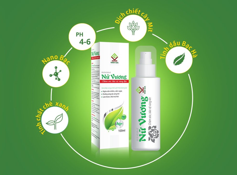Gel Vệ Sinh Phụ Nữ Nữ Vương Chai 100ml - 01n001 Gel Vệ Sinh Phụ Nữ Nữ Vương Chai 100ml - 01n001