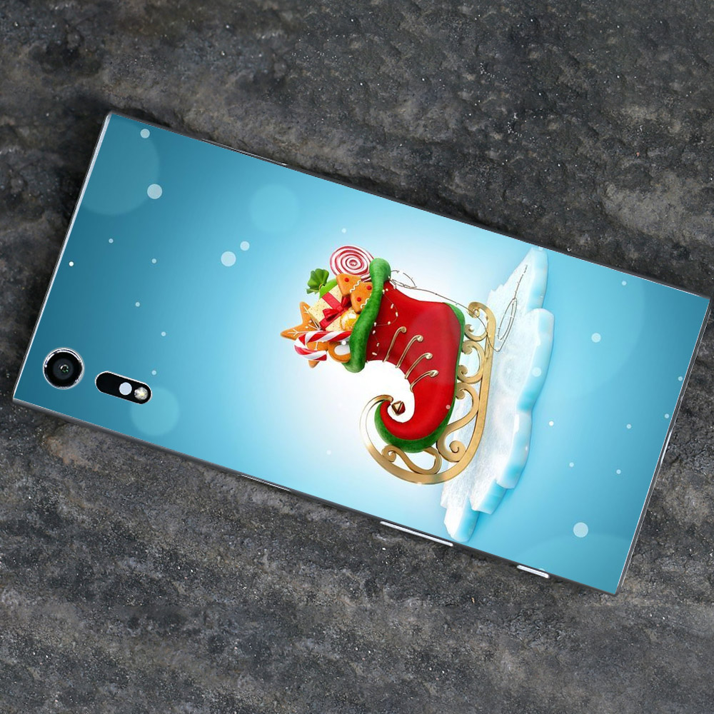 Ốp lưng cứng viền dẻo dành cho điện thoại Sony Xperia XZ - Giáng sinh an lành ấm áp MS GSANAA029