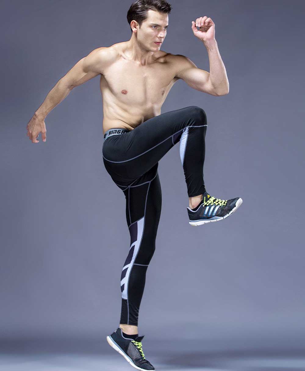 Quần Legging Nam Tập Gym Thể Thao, Quần Giữ Nhiệt Nam, Quần Legging Pro Combat - Thích hợp tập gym, đá bóng, chạy bộ, bóng rổ hoặc giữ ấm cơ thể - Quần Legging thun lạnh cao cấp (SP003)