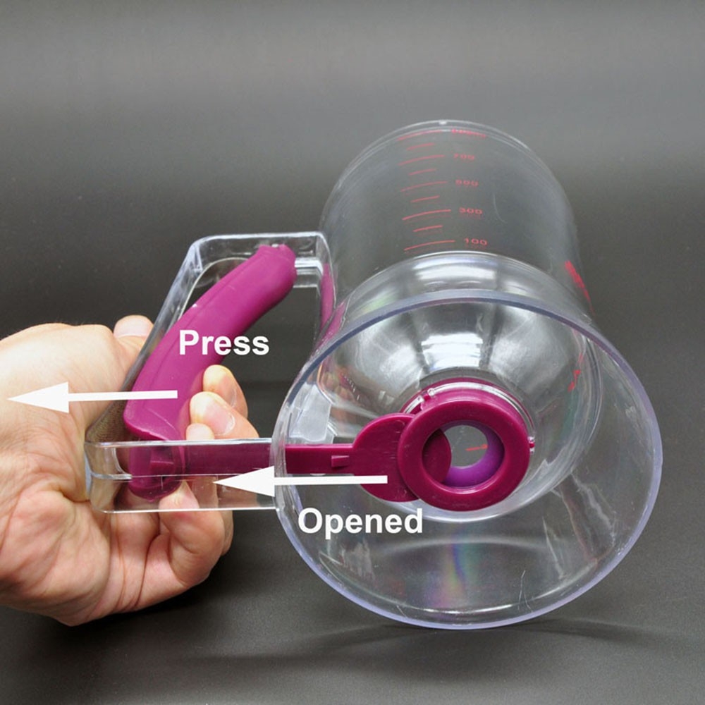 Dụng cụ hỗ trợ làm bánh đa năng: khuấy bột, định lượng và rót bột - dung tích 900ml