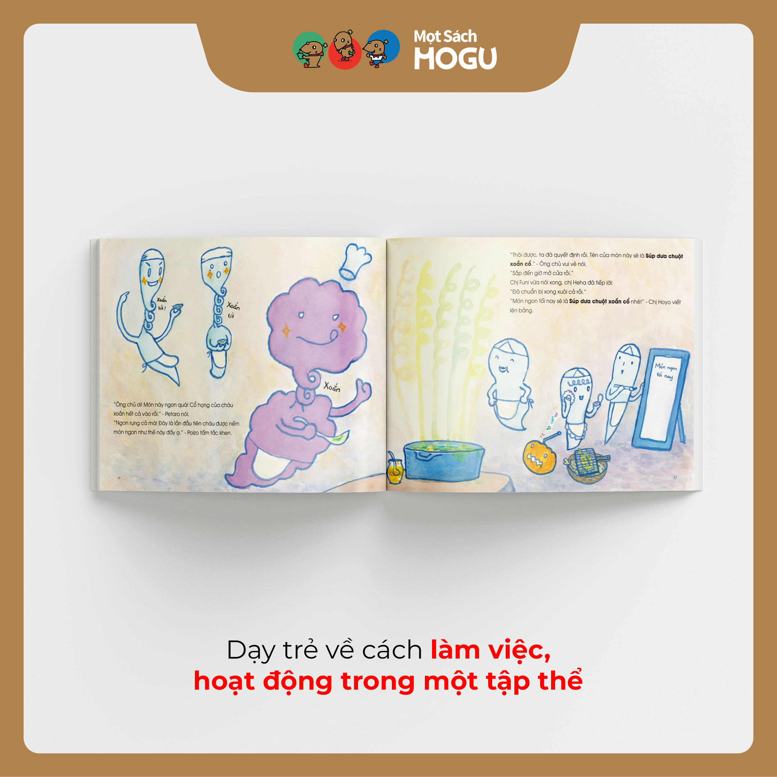 Truyện Ehon bé 3-4-5 tuổi - Bộ 4 cuốn Bé ma đáng yêu