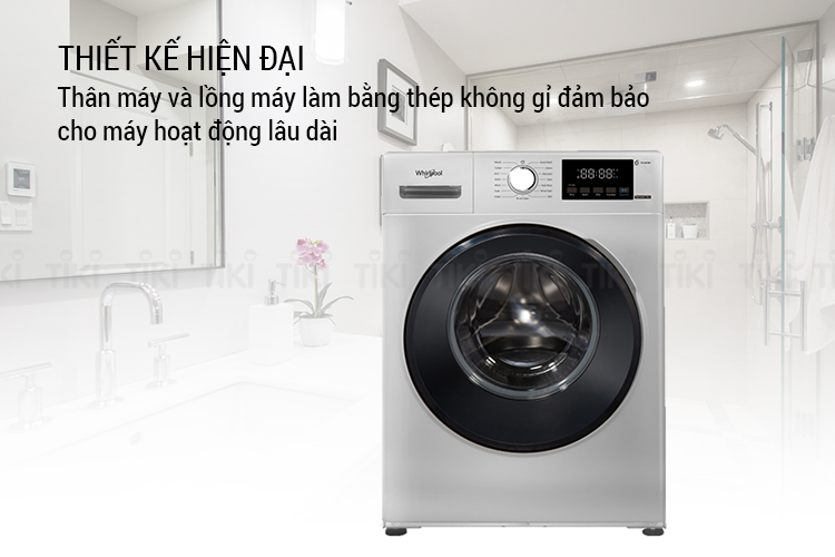 Máy Giặt Cửa Trước Whirlpool WFRB802AHW (8kg) Hàng chính hãng Tiki