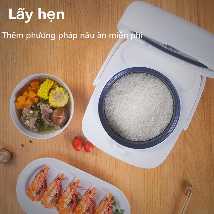 Nồi Cơm Điện Thông Minh Cảm Ứng Bugu R3 (2L) - Hàng Chính Hãng