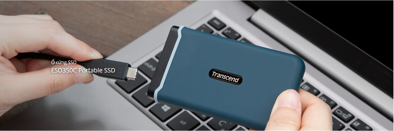 Ổ cứng SSD di động Transcend ESD350C thiết kế tổng quan