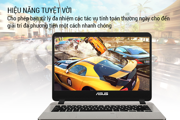 Laptop Asus Vivobook X407UA-BV551T P-4417U/ Win10 (14 HD) - Hàng Chính Hãng