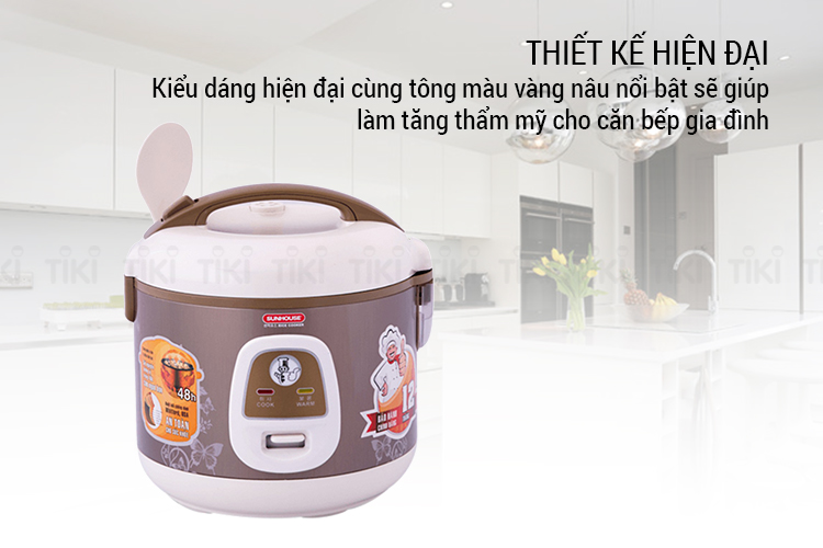 Nồi Cơm Điện Sunhouse SHD8216 (1.2L) - Hàng chính hãng