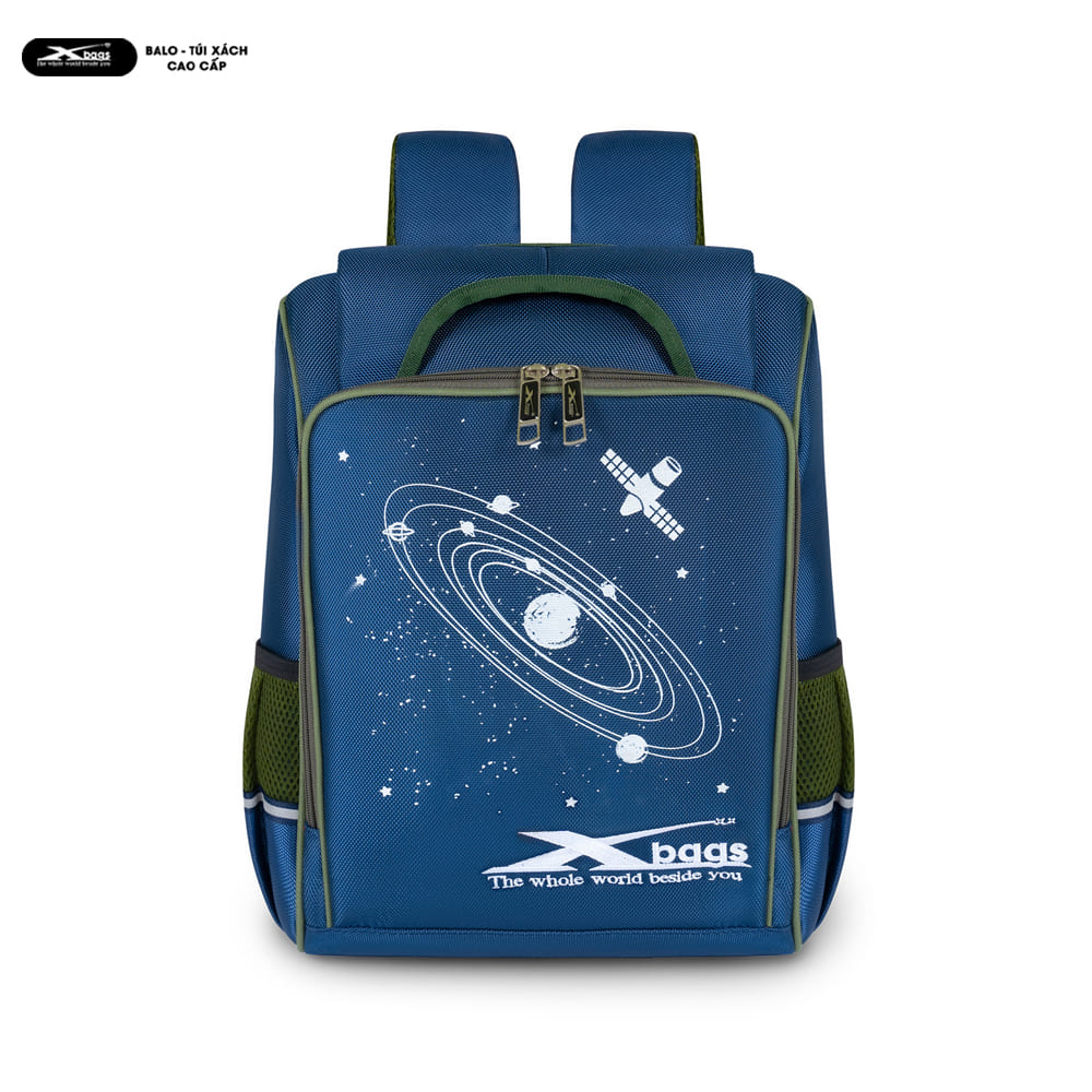 Balo Chống Gù Tiểu Học Cao Cấp Nhiều Ngăn Xbags Universe XB3104 – Chống Nước Tốt, Bền Đẹp, Màu Xanh Đen Cá Tính, Năng Động!